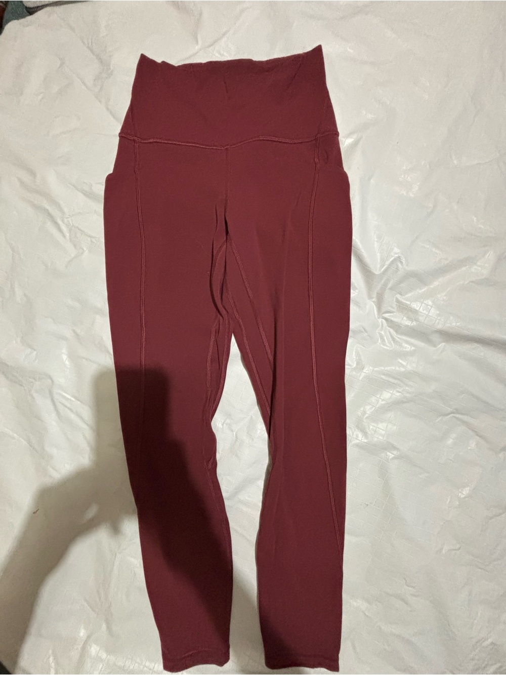 lululemon athletica High-Waist Wine Leggings Size 4